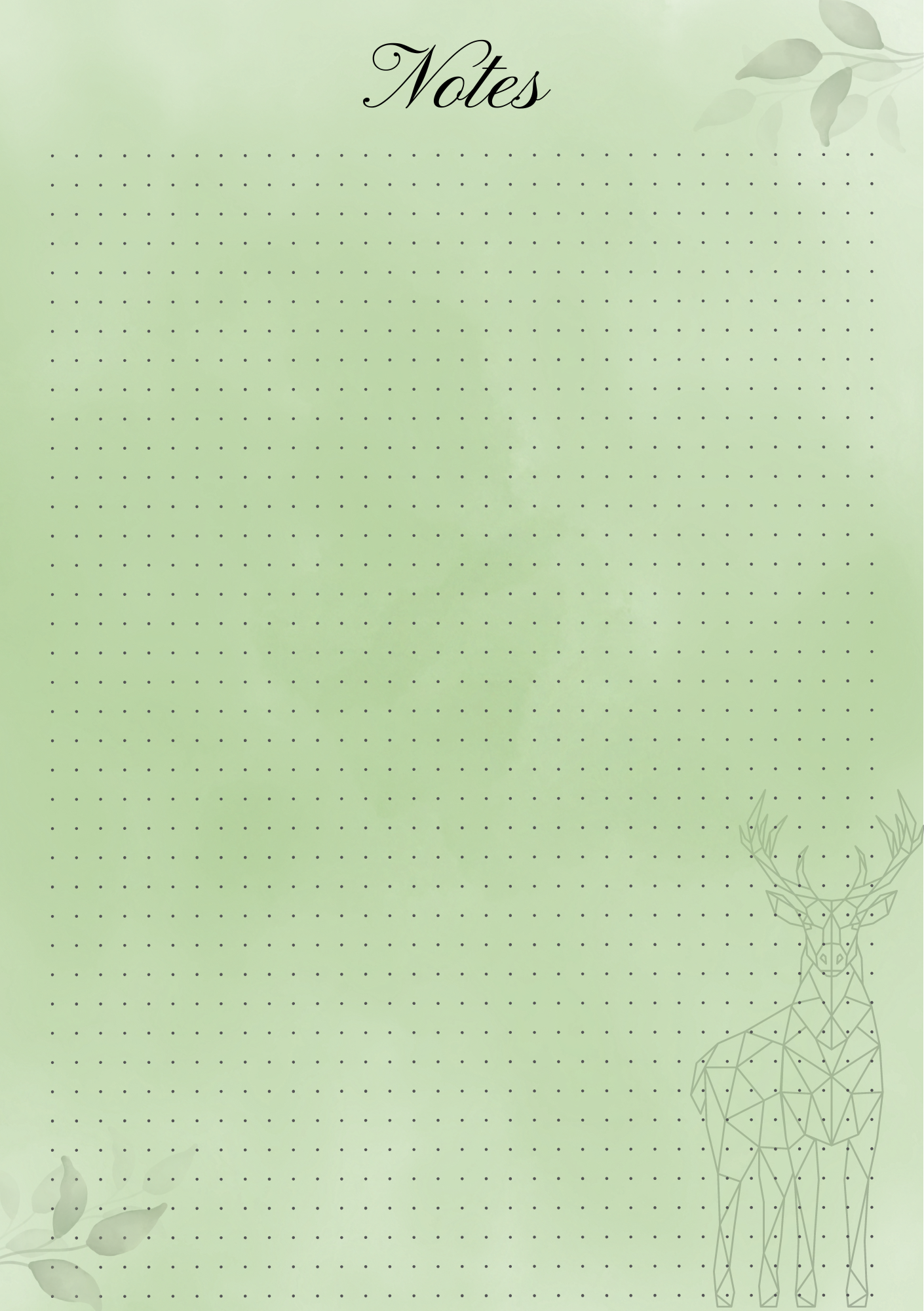 Notizblock Walden Deer