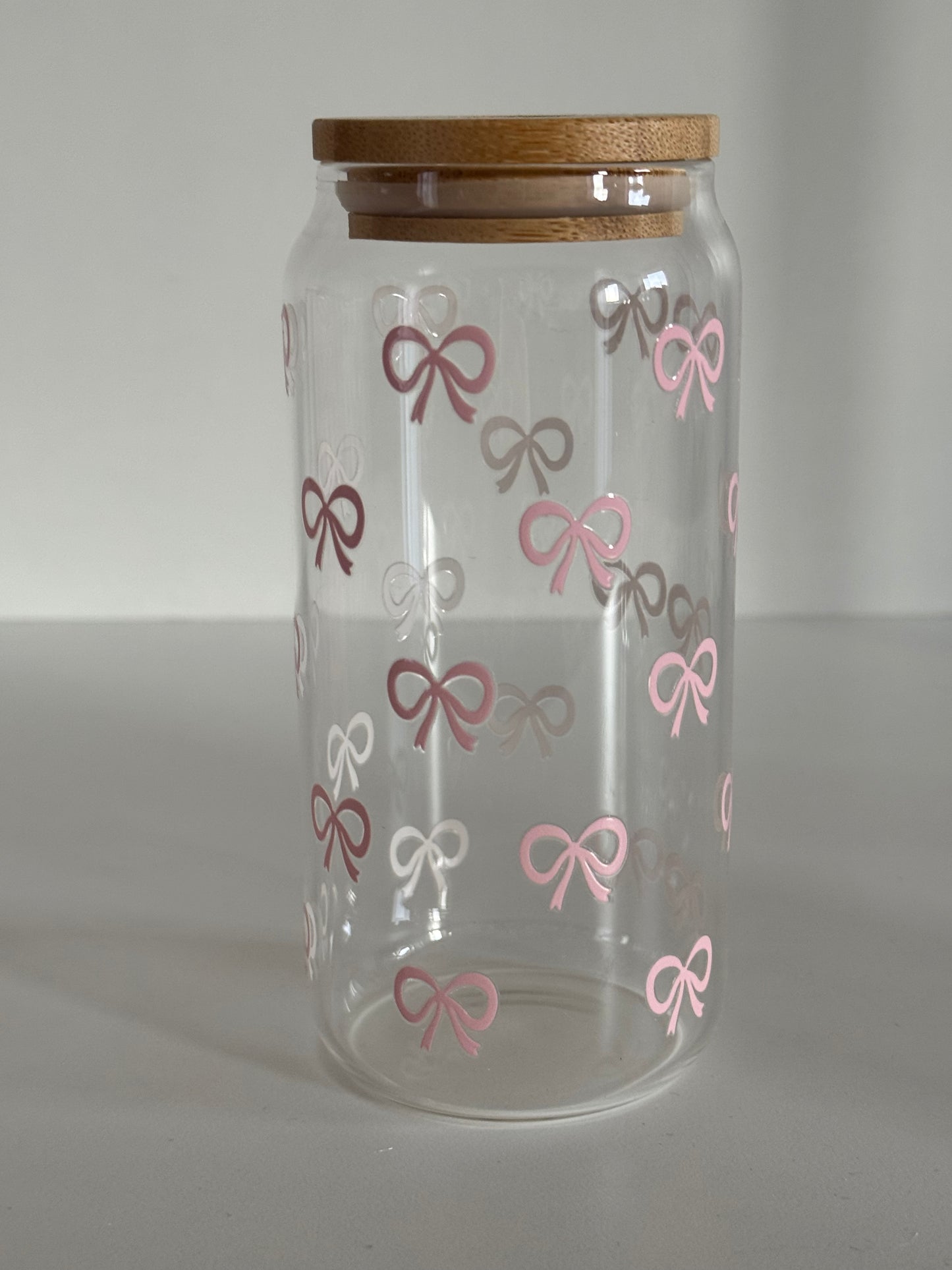 Glas Cup - 400ml - Schleifentraum