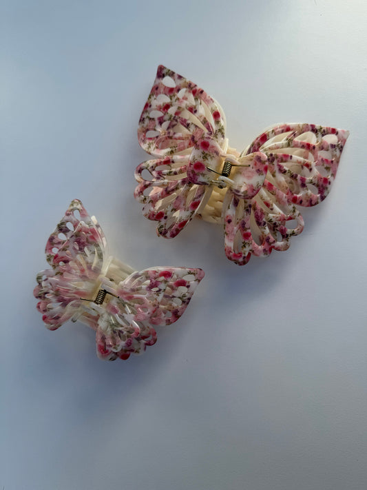 Haarspange Butterfly „rose“