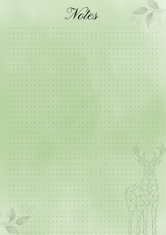 Notizblock Walden Deer